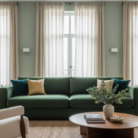 How to Match Your Custom Sofa with Curtains and Wall Colors